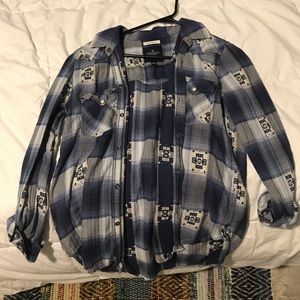 American eagle flannel button up